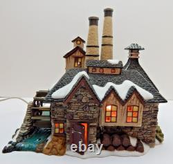 Dept 56 HVC Dickens Village London Gin Distillery#58746 Works Well! No Flag