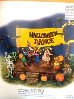 Dept 56 Halloween Dance 55189 Brand New Plays Monster Mash