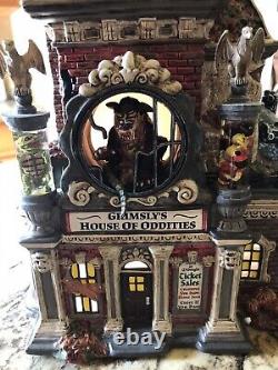 Dept 56 Halloween Grimsly's House of Oddities #799935 with all pieces MINT