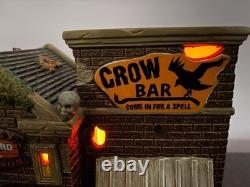 Dept 56 Halloween Harley Davidson Crow Bar sold with Forced Fit, NIB- Rare Set