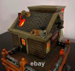 Dept 56 Halloween Harley Davidson Crow Bar sold with Forced Fit, NIB- Rare Set