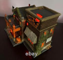 Dept 56 Halloween Harley Davidson Crow Bar sold with Forced Fit, NIB- Rare Set