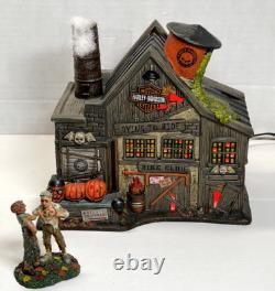 Dept 56 Halloween Harley Davidson Ghost Riders Club & Ink Scare Figure 4044878