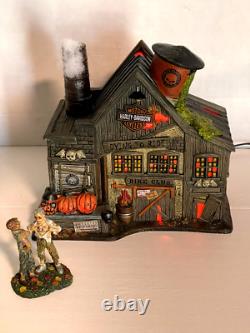 Dept 56 Halloween Harley Davidson Ghost Riders Club & Ink Scare Figure 4044878