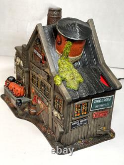 Dept 56 Halloween Harley Davidson Ghost Riders Club & Ink Scare Figure 4044878