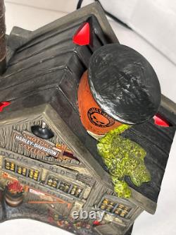 Dept 56 Halloween Harley Davidson Ghost Riders Club & Ink Scare Figure 4044878