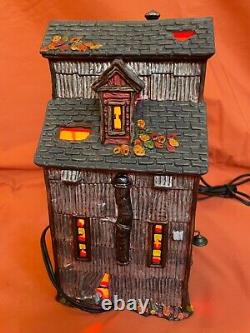 Dept 56 Halloween Haunted Rails Grain Elevator