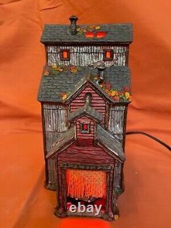 Dept 56 Halloween Haunted Rails Grain Elevator