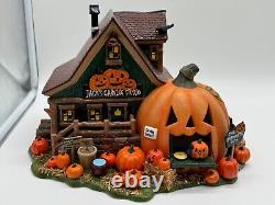 Dept 56 Halloween Jack's Pumpkin Carving Studio 54600 Snow Village Collection