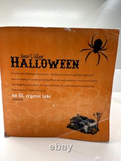 Dept 56 Halloween Lot 13, Crystal Lake #4020230 Read Description