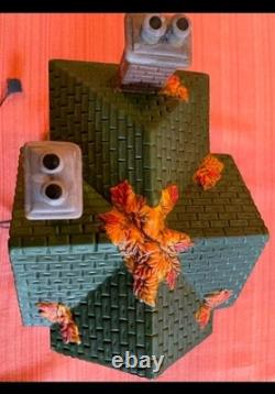 Dept 56 Halloween Monster Mash Party House Ceramic Musical Lights Up Rare In Box