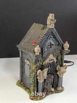 Dept 56 Halloween Rest In Peace Crypt 2014 Lit Accessory 4038887 Snow Village