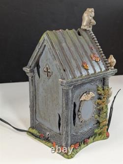 Dept 56 Halloween Rest In Peace Crypt 2014 Lit Accessory 4038887 Snow Village