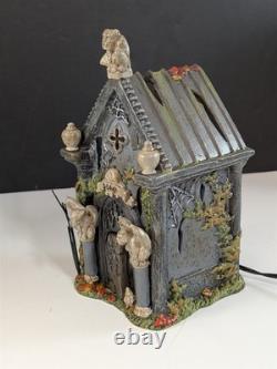 Dept 56 Halloween Rest In Peace Crypt 2014 Lit Accessory 4038887 Snow Village