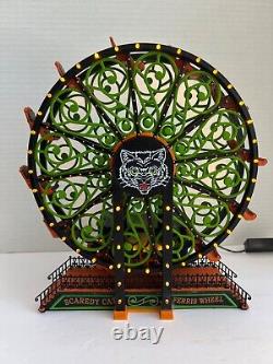 Dept 56 Halloween Scaredy Cat Ferris Wheel Tested and 100% working! VIDEO