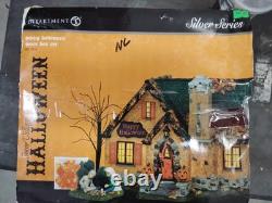 Dept 56 Halloween Silver Series Happy Halloween House READ