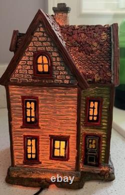 Dept 56 Halloween Spider House Silver Series Boxed Set New Open Box Retired