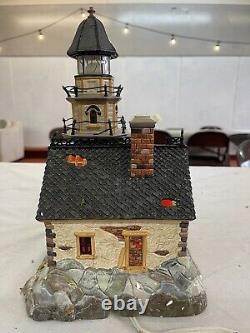 Dept 56 Halloween Village #55088 Shipwreck Lighthouse with Cord Spooky Used
