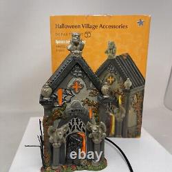 Dept 56 Halloween Village Haunted Crypt Lighted Ceramic 4049320 Retired D56