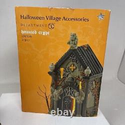 Dept 56 Halloween Village Haunted Crypt Lighted Ceramic 4049320 Retired D56