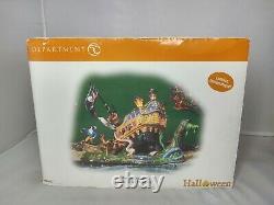 Dept 56 Halloween Village accessories pirate ship of sea phantoms monster boat