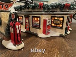 Dept 56 Harley Davidson Roadside Motel Snow Village 4028707 2012 Tested & Works