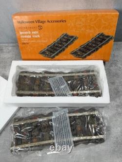 Dept 56 Haunted Rails Straight Track 4030788 Halloween Village Accessories NOS