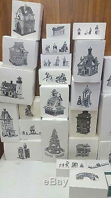 Dept 56 Heritage Collection accessories HUGE LOT 28 pieces collection sale Look