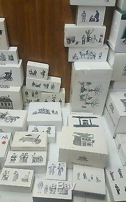 Dept 56 Heritage Collection accessories HUGE LOT 50 pieces collection sale Look