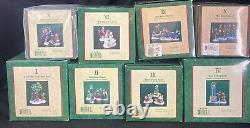 Dept 56 Heritage Dickens Village Lot of 8 Twelve Days of Christmas Original