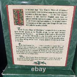 Dept 56 Heritage Dickens Village Lot of 8 Twelve Days of Christmas Original