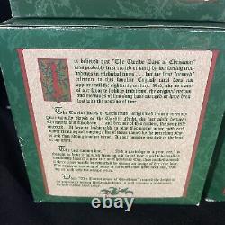 Dept 56 Heritage Dickens Village Lot of 8 Twelve Days of Christmas Original