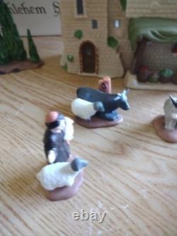 Dept 56 Heritage Village Little Town of Bethlehem Series Set of 12 Nativity Set