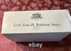 Dept 56 Heritage Village Little Town of Bethlehem Set of 12