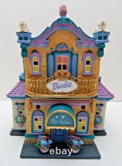 Dept 56 Hot Properties Barbie Pet Salon and Boutique #59089 Old Stock withLt Cd/Bx