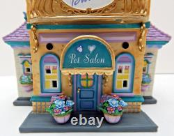 Dept 56 Hot Properties Barbie Pet Salon and Boutique #59089 Old Stock withLt Cd/Bx