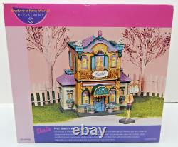 Dept 56 Hot Properties Barbie Pet Salon and Boutique #59089 Old Stock withLt Cd/Bx