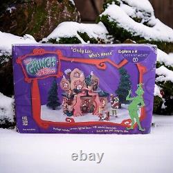 Dept 56 How The Grinch Stole Christmas Cindy Lou Who's House with Grinch & Max
