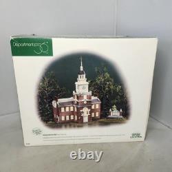 Dept 56 Independence Hall Historical Landmark Series Summer 4th of July Village