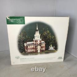 Dept 56 Independence Hall Historical Landmark Series Summer 4th of July Village
