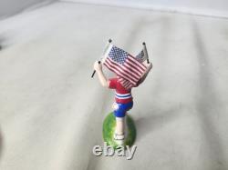 Dept 56 Kiddie Parade 4th of July Kids Figure Dog Wagon Patriotic Summer Village