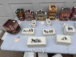 Dept 56 LOT of 20 Original Snow Village ALL Retired D561