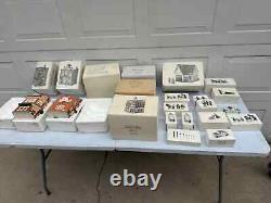 Dept 56 LOT of 20 Original Snow Village ALL Retired D561