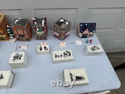 Dept 56 LOT of 20 Original Snow Village ALL Retired D561