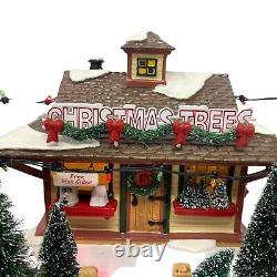 Dept 56 LYNDALE TREE LOT Christmas Original 2008 Snow Village RETIRED 799938