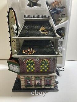 Dept 56 La Ghosti Halloween Movie Theater Snow Village LaGhosti 2004 Complete