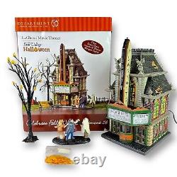 Dept 56 La Ghosti Halloween Movie Theater Snow Village LaGhosti 2004 see Video