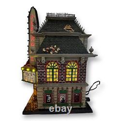 Dept 56 La Ghosti Halloween Movie Theater Snow Village LaGhosti 2004 see Video