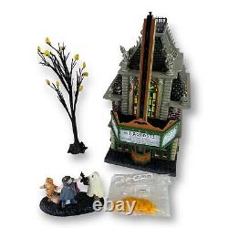 Dept 56 La Ghosti Halloween Movie Theater Snow Village LaGhosti 2004 see Video