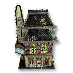 Dept 56 La Ghosti Halloween Movie Theater Snow Village LaGhosti 2004 see Video